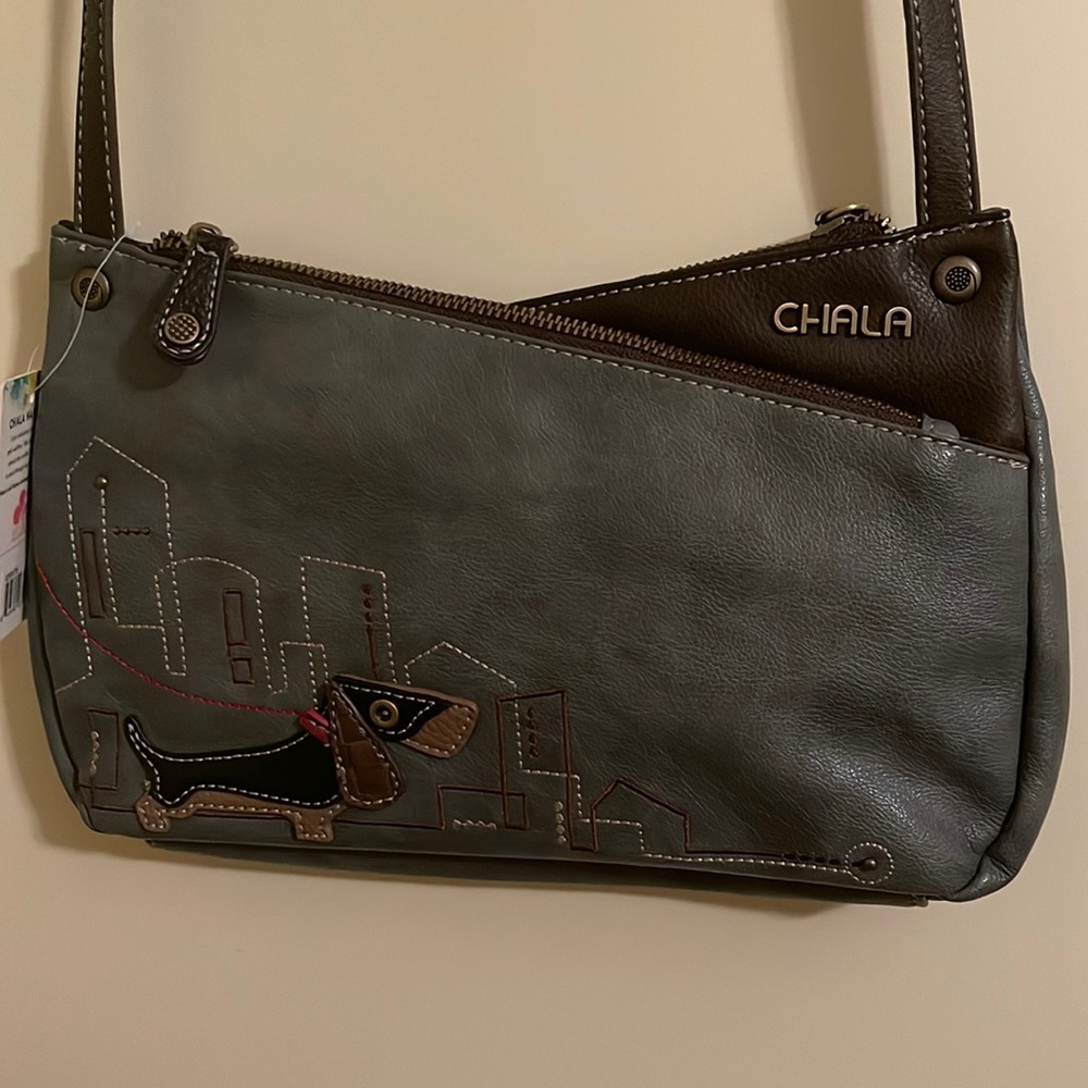 NWT Chala Dog Adjustable Strap Crossbody Handbag